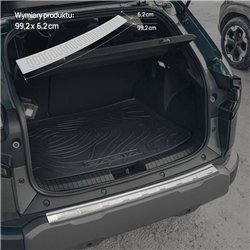 Rear bumper trim for Dacia Duster III (DJF) 2024- | Silver steel