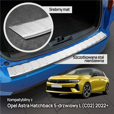 Listwa tylnego zderzaka do Opel Astra Hatchback L 5D 2022- | stal