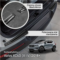 Listwa tylnego zderzaka do Volvo XC40 I (X | V) 2018- stal