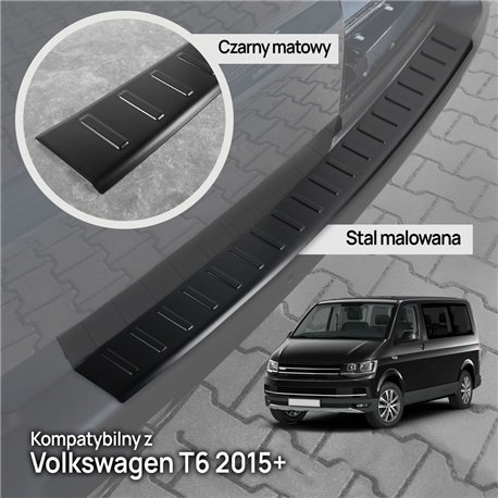Listwa tylnego zderzaka Volkswagen VW Caravelle (T6) 2015-2019 | stal