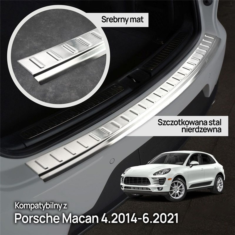 Listwa tylnego zderzaka Porsche Macan I PRE-FL 2014-2021 | stal