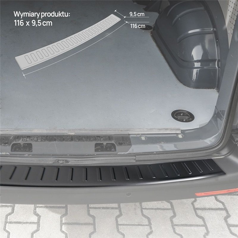 Listwa tylnego zderzaka Volkswagen VW Caravelle (T5) 2003-2015 | stal