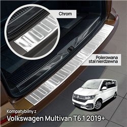 Listwa tylnego zderzaka Volkswagen VW Multivan 2019-2022 | stal