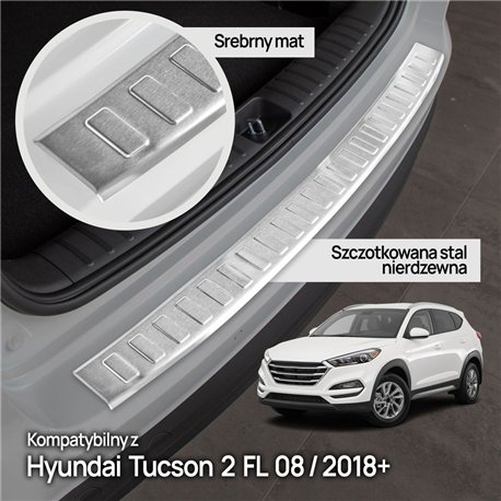 Listwa tylnego zderzaka do Hyundai Tucson III FL 2018-2020 | stal
