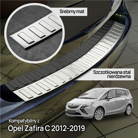 Listwa tylnego zderzaka do Opel Zafira C (P12) 2012-2019 | stal