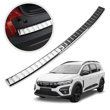Rear bumper trim for Dacia Jogger I (DJF) 2022- | Chrome steel