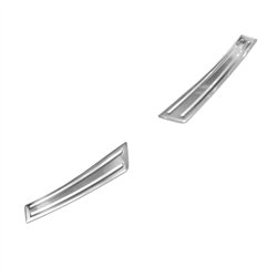 Rear bumper trim for Volvo XC40 I (X | V) 2018- Silver steel