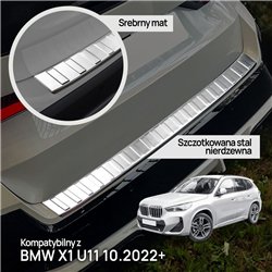 Listwa tylnego zderzaka do BMW X1 (U11) 2022- | Srebrny stal