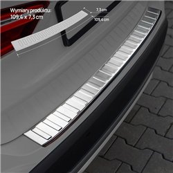 Listwa tylnego zderzaka do BMW X1 (U11) 2022- | Srebrny stal