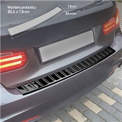 Rear bumper trim for BMW 3 Series Touring Station Wagon F31 2012-2019 stee