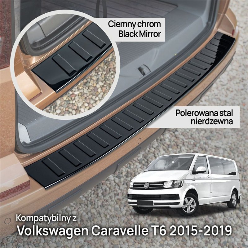 Listwa tylnego zderzaka Volkswagen VW Caravelle (T6) 2015-2019 | stal