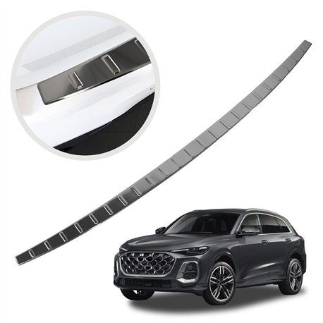 Listwa tylnego zderzaka do Audi Q5 III (GU) 2025- | Chrom stal