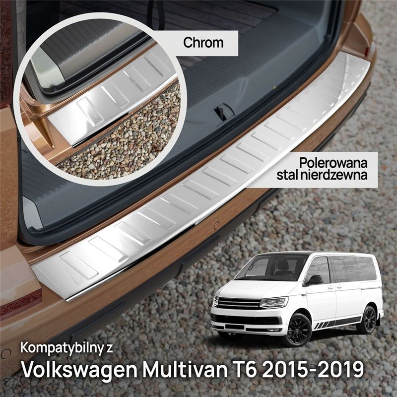 Listwa tylnego zderzaka Volkswagen VW Multivan (T6) 2015-2019 | stal