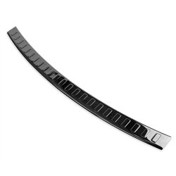 Rear bumper trim for Mazda CX-5 II KF 2017-2024 Black chrome steel Piano