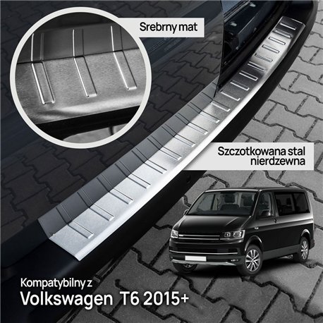 Listwa tylnego zderzaka Volkswagen VW Multivan (T6) 2015-2019 | stal