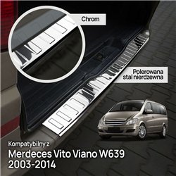 Listwa tylnego zderzaka do Mercedes Vito (W639) 2003-2014 | stal