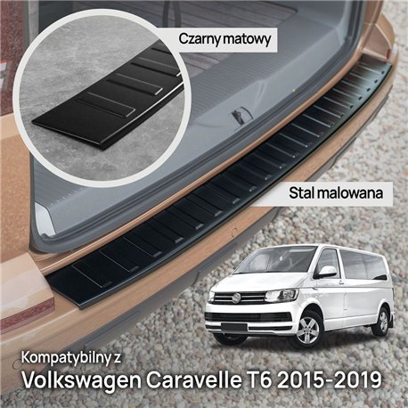 Listwa tylnego zderzaka Volkswagen VW Caravelle (T6) 2015-2019 | stal