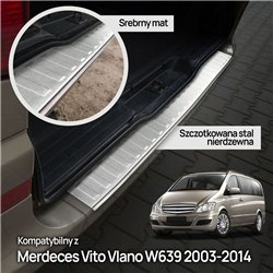 Listwa tylnego zderzaka do Mercedes Viano (W639) 2003-2014 | stal