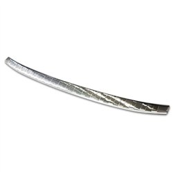 Rear bumper trim for BMW X4 (G02) 2018- | Silver Stainless steel Brushed
