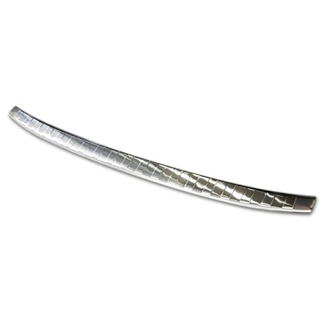 Rear bumper trim for BMW X4 (G02) 2018- | Silver Stainless steel Brushed
