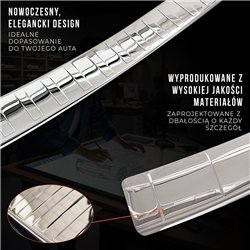 Rear bumper trim for Suzuki Across I (XA5P | XA50) 2020-2025 Chrome steel