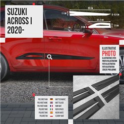 Listwy drzwi bocznych Suzuki Across I XA5P XA50 2020-2025 Kompozyt PU