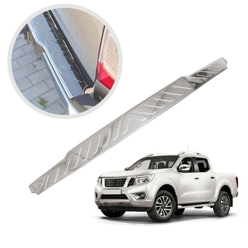 Rear bumper trim for Renault Alaskan I (D231C) 2017-2021 | Chrome steel