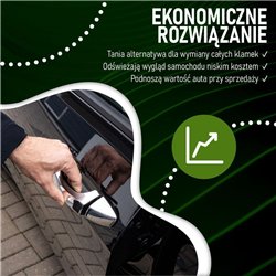 Nakładka na klamkę tylnej klapy Renault Alaskan I D231C 2017-2021 stal
