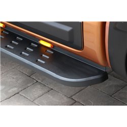Side steps for Jeep Wrangler III (JK) 2007-2018 | AB018 Black Steel