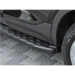 Stopnie boczne do Ford Edge I 2006-2014 | NS006 Aluminium plastik