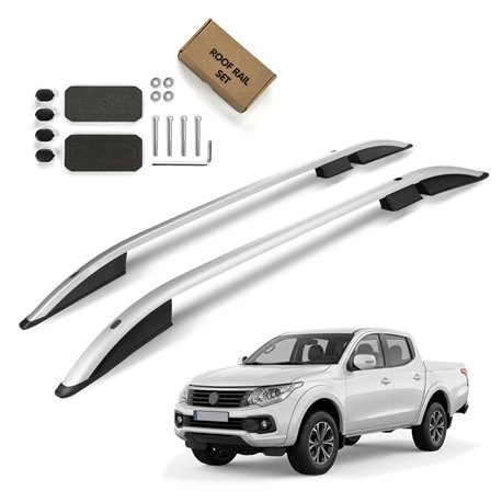 Relingi dachowe Fiat Fullback I 4D 2016-2020 | Aluminium plastik