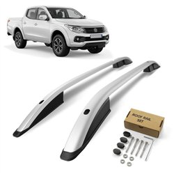 Roof rails for Fiat Fullback I 4D 2016-2020 SKYPORT Aluminum Plastic