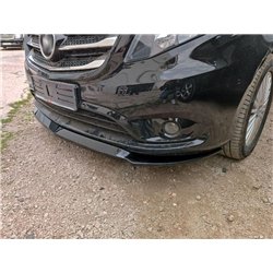 Front splitter for Mercedes Vito (W447) PRE-FL 2014-2024 | Black ABS