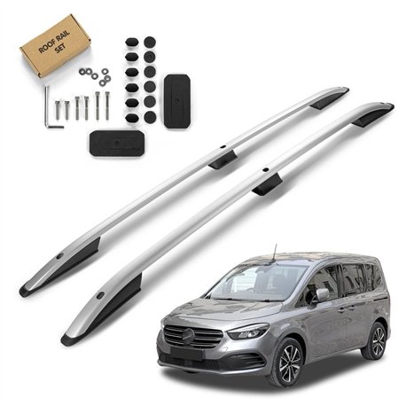 Roof rails for Mercedes T-Class W420 L1 Standard 2022-2026 SKYPORT Aluminu