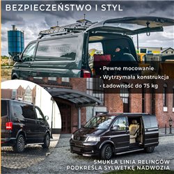 Relingi dachowe Volkswagen VW Caddy III 2K FL L1 SWB 2010-2015 Alu