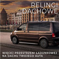 Relingi dachowe Volkswagen VW Caddy III 2K FL L2 Maxi 2010-2015 Al
