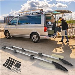 Relingi dachowe dzielone Volkswagen VW Caddy III 2K FL L2 Maxi 2010-2015