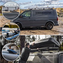 Relingi dachowe dzielone Volkswagen VW Caddy III 2K FL L2 Maxi 2010-2015
