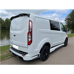 Roof spoiler for Ford Transit Custom I (V362) 2012-2023 | Black PUR Piano
