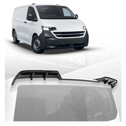 Roof spoiler for Volkswagen VW Transporter (T7) 2025- | Black PUR Piano