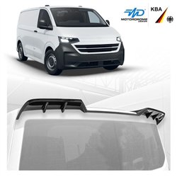 Roof spoiler for Volkswagen VW Transporter (T7) 2025- | Black PUR Piano