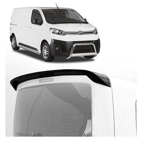 Spojler dachowy do Citroen Jumpy III (V) 2016- | Czarny PUR