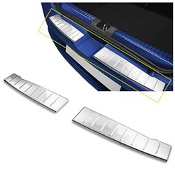 Rear bumper trim for Dacia Sandero Hatchback III DJF/BJI 2021- steel