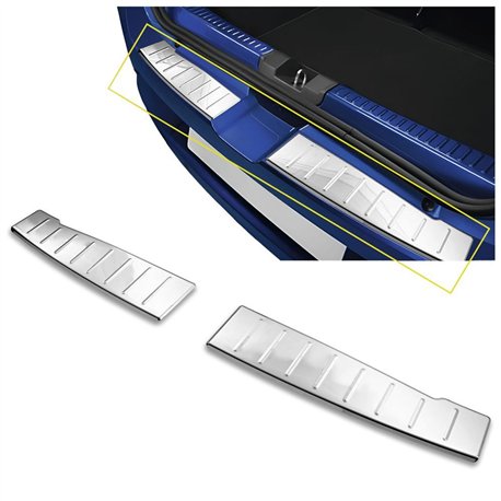 Rear bumper trim for Dacia Sandero Hatchback III DJF/BJI 2021- steel