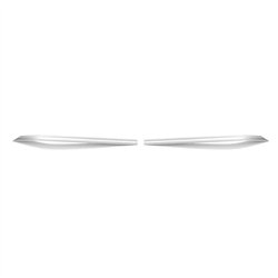 Front grille trims for Volkswagen VW T-Roc I A11/D11 FL 2022- Chrome steel