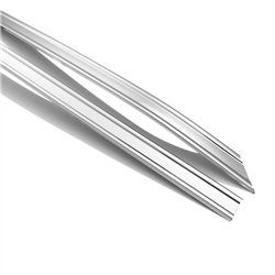 Front grille trims for Volkswagen VW T-Roc I A11/D11 FL 2022- Chrome steel