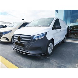 Front splitter for Mercedes Vito (W447) FL 2024- | Black ABS plastic Shiny
