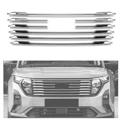 Front grille trim for Ford Transit Courier II (V769) 2023- | Chrome steel