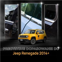 Listwy pod szyby boczne do Jeep Renegade I (BU) 2014- | stal