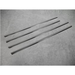 Lower side window trims for Mercedes M-Class W164 2005-2011 steel